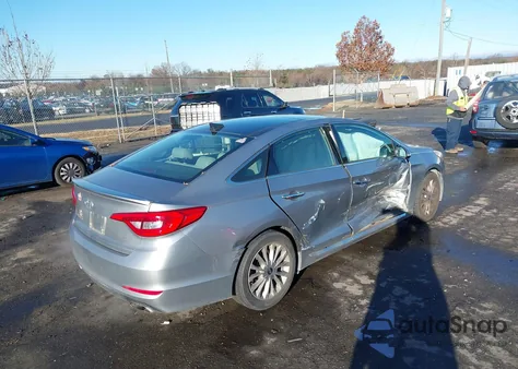 2015 Hyundai Sonata Limited из США, поврежденный, VIN 5NPE34AF2FH089931